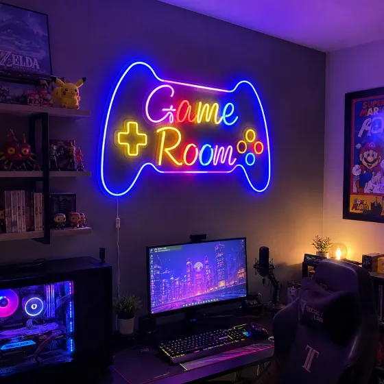 Stylish game room neon sign Stylish game room neon sign