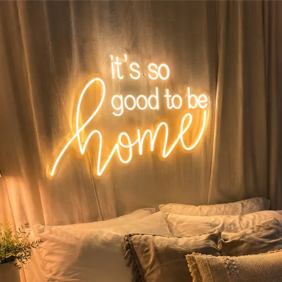 Warm home decor neon sign Warm home decor neon sign