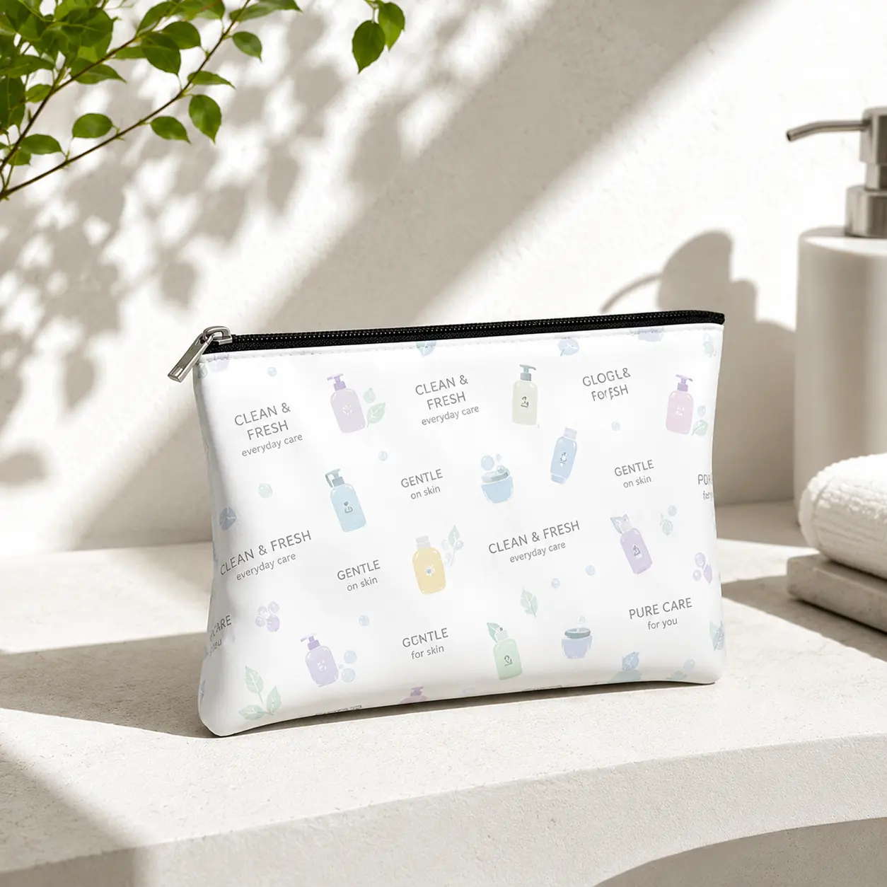 Custom Printed Canvas Toiletry Bag Custom Printed Canvas Toiletry Bag