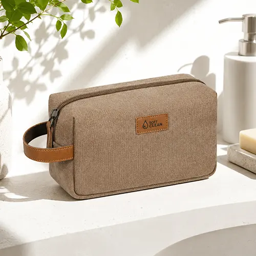 Vintage Canvas Leather Mens Toiletry Bag Vintage Canvas Leather Mens Toiletry Bag
