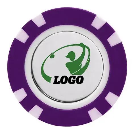 Powerful Custom Magnet Poker Chip Ball Markers Navy Purple Powerful Custom Magnet Poker Chip Ball Markers Navy Purple