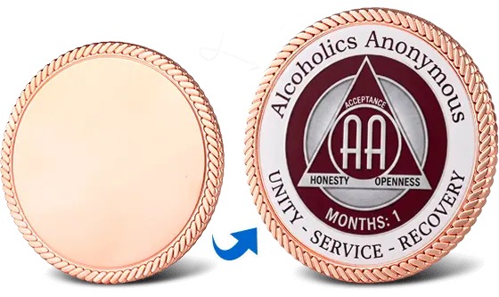 1 Month Custom AA Rush Printed Coins