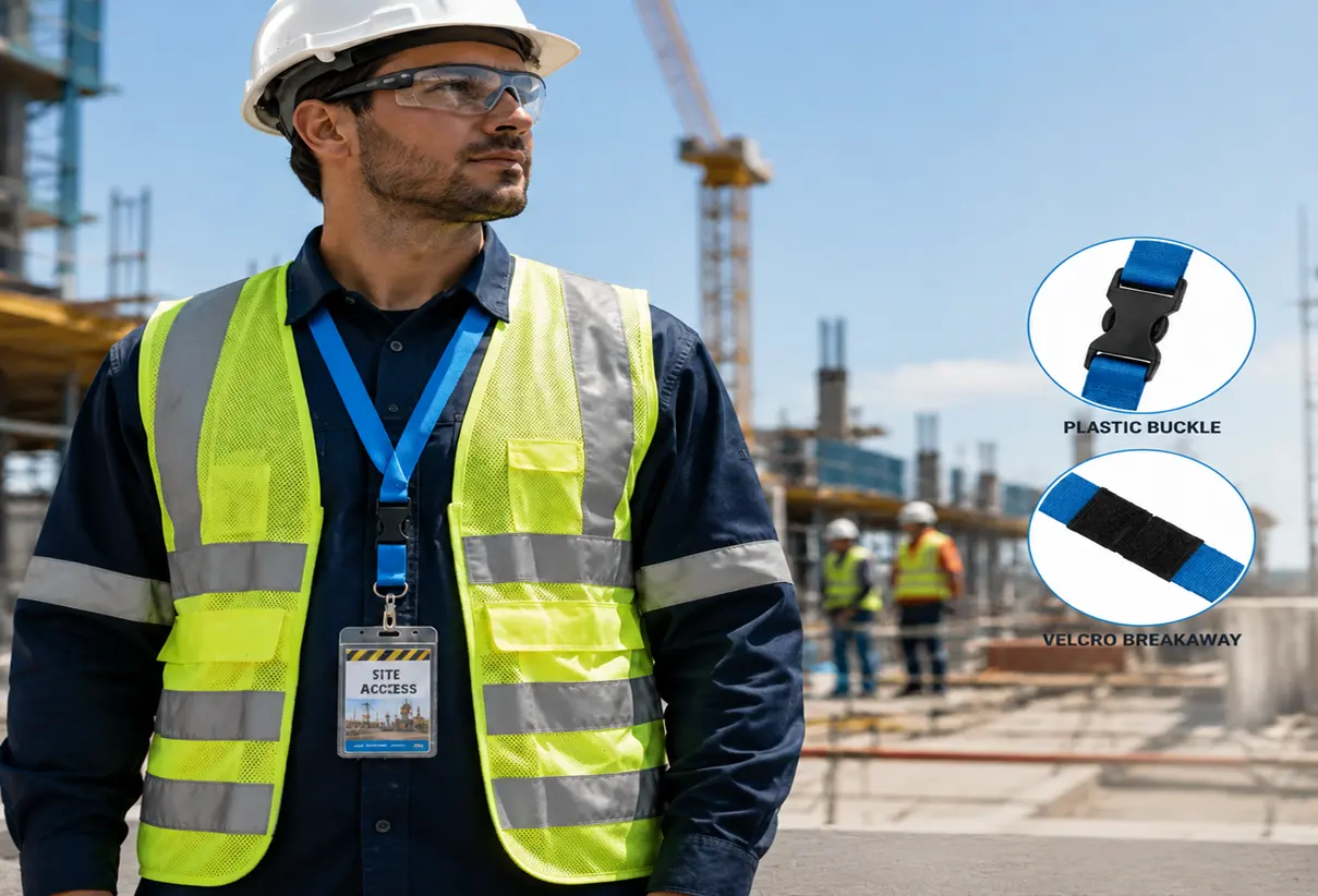 Construction Industry Breakaway Lanyards