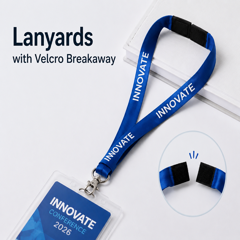 Lanyards with Velcro Breakaway