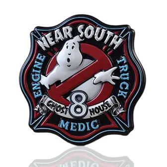 Engine Truck 8 Ghost House Medic 3D Challenge Coin