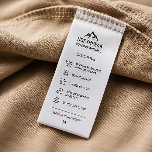 Printed Care Labels