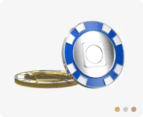 Poker Chip Ball Marker
