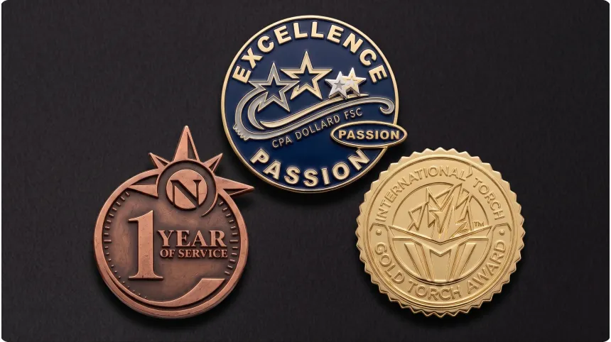 custom award pins