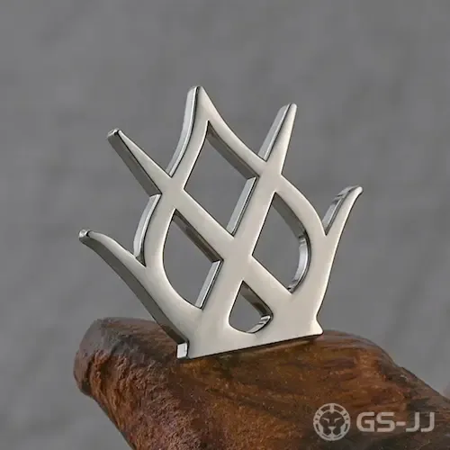 Custom Crown Cut-out Pins Custom Crown Cut-out Pins