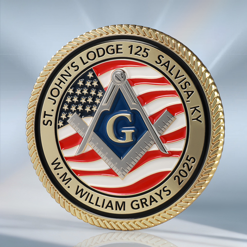 ST. JOHN'S Lodge Masonic Coins