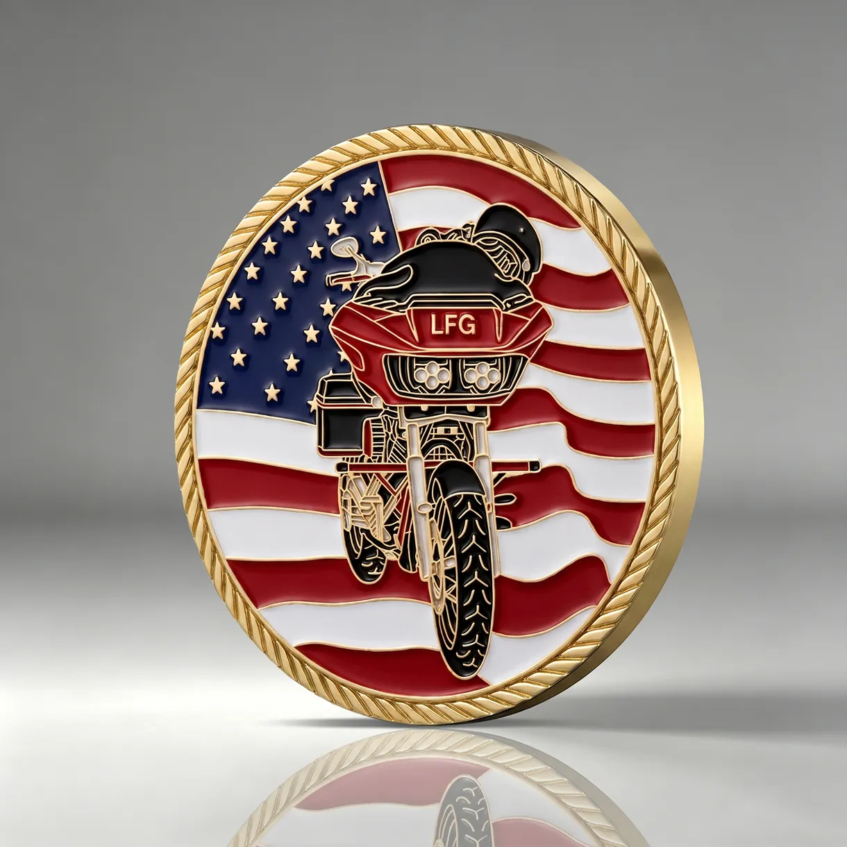 Motorcycle Challenge Coins Motorcycle Challenge Coins