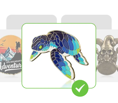 Choose pin style Choose pin style