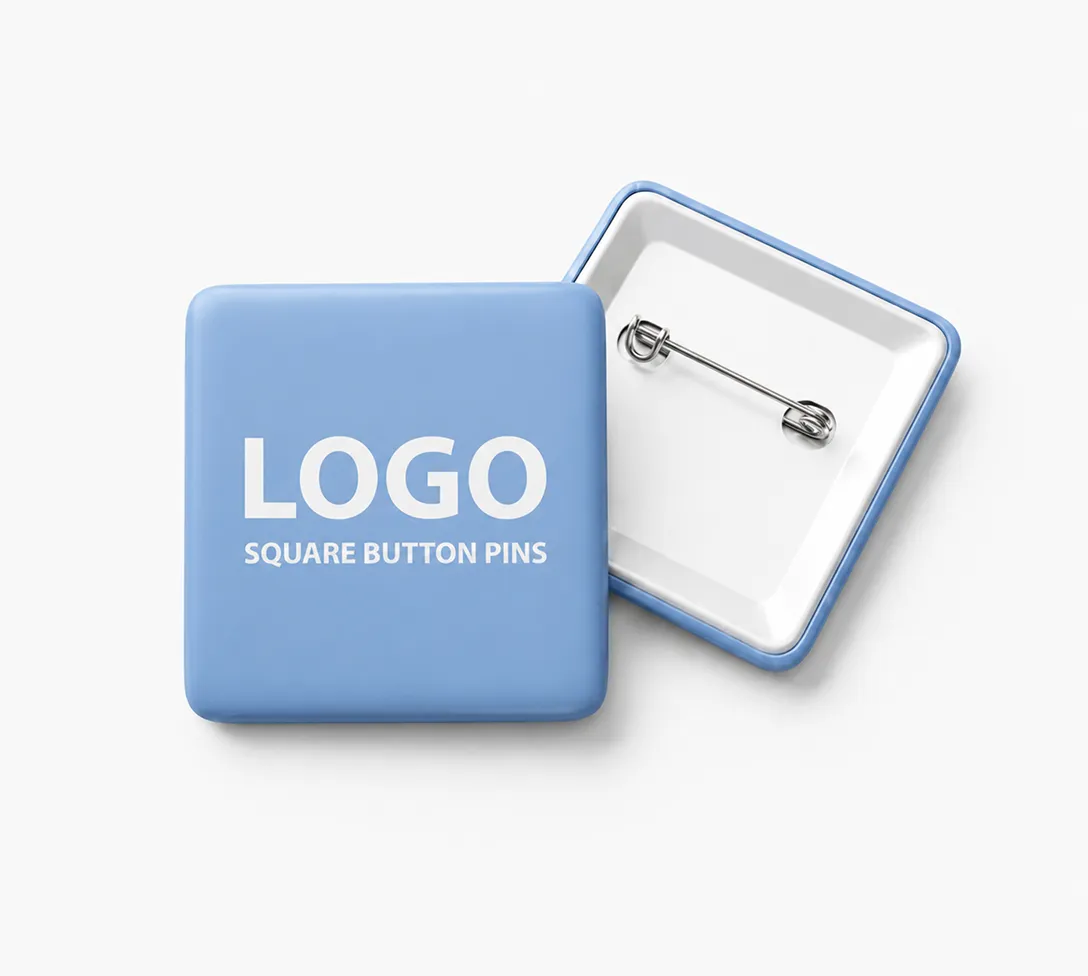 Square Button Pins Square Button Pins