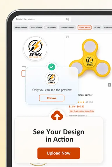 custom fidget spinners with your logo