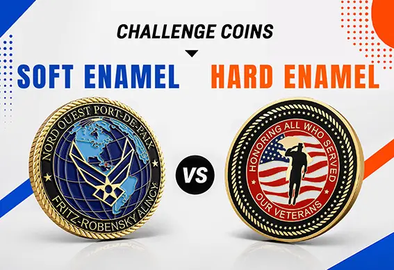 Difference Between Soft Enamel and Hard Enamel Challenge Coin Difference Between Soft Enamel and Hard Enamel Challenge Coin