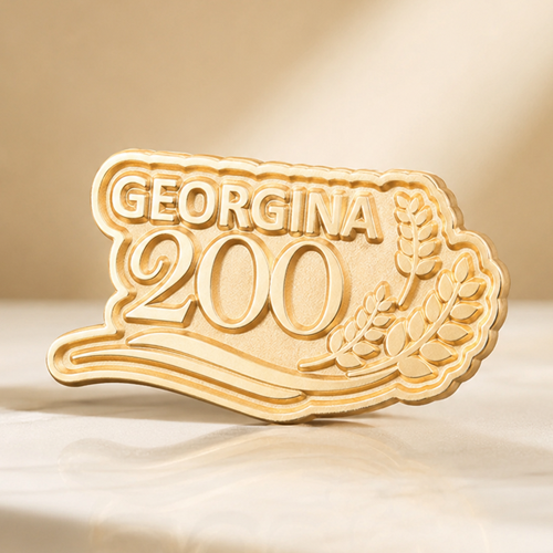 Georgina die-struck pins