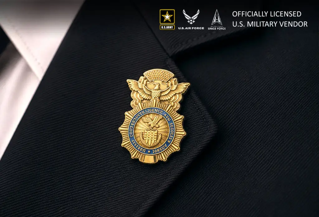 Official Eagle Emblem Custom Army Military Pin