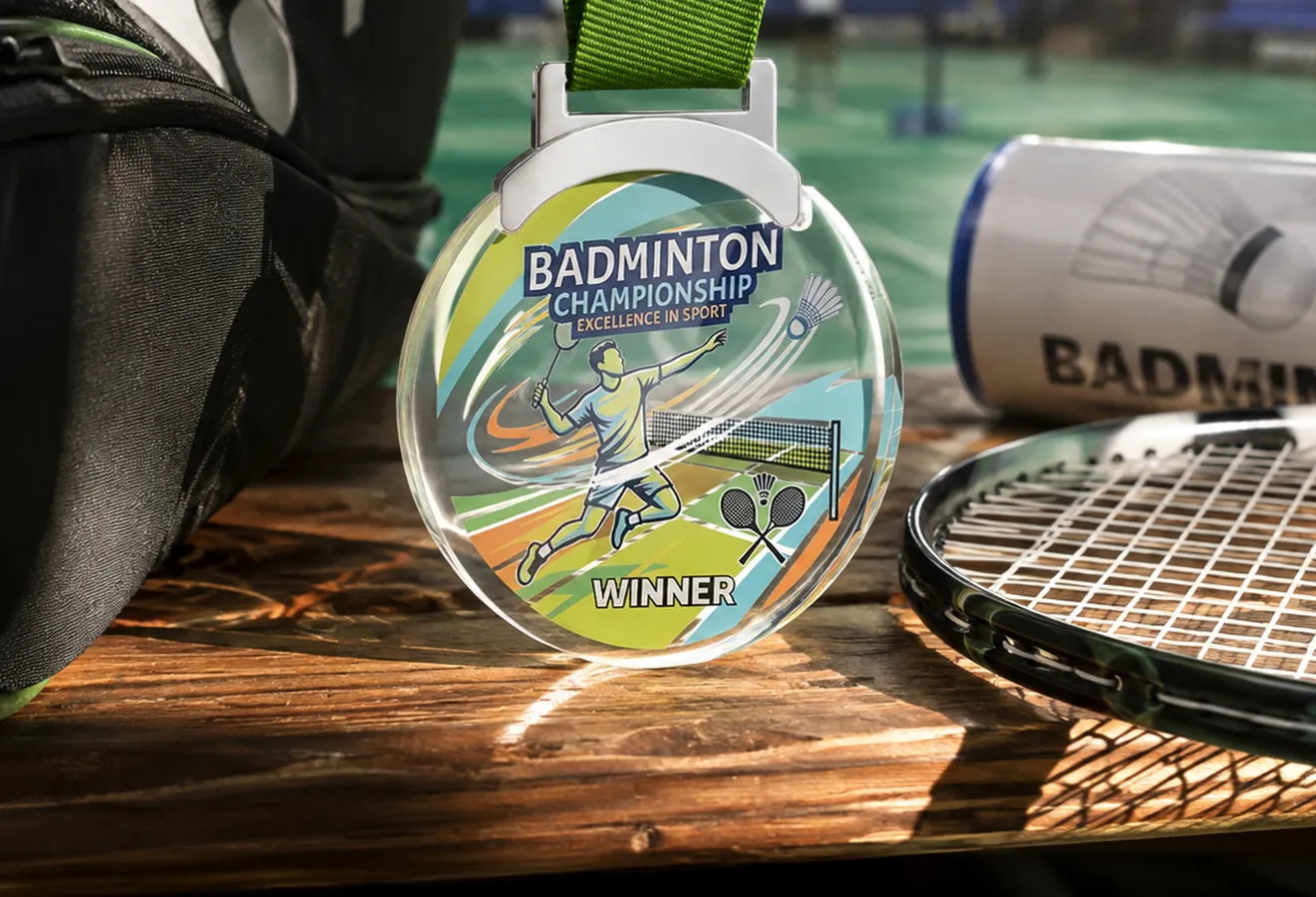 Personalized Acrylic Medal with Custom Design