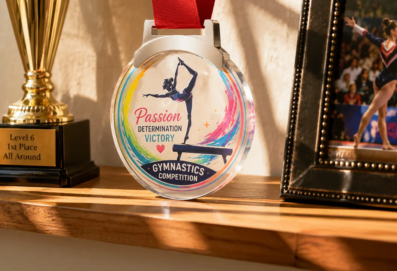 Vibrant Full-Color Custom Acrylic Medal