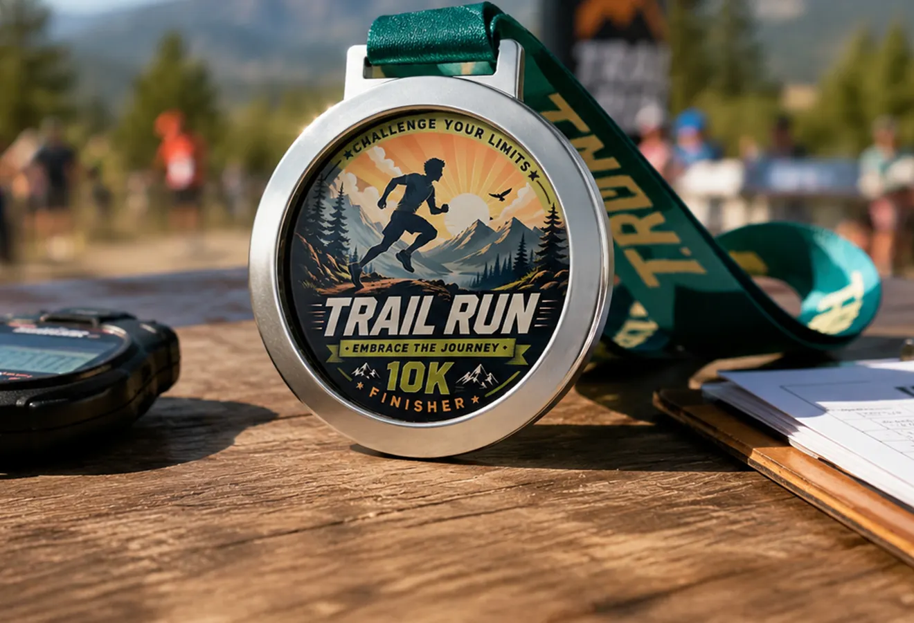 High-Detail Printed Acrylic Medal for Any Event
