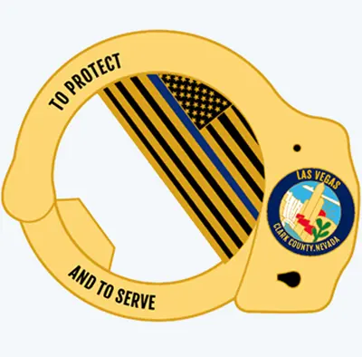 Clark County Police Thin Blue Line Coin Clark County Police Thin Blue Line Coin