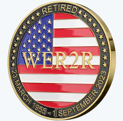 Custom Veteran Memorial Coin Custom Veteran Memorial Coin