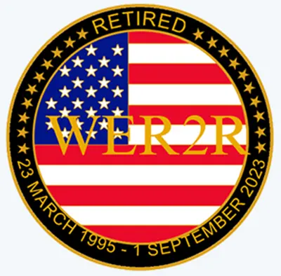 Retired US Flag Military Challenge Coin Retired US Flag Military Challenge Coin