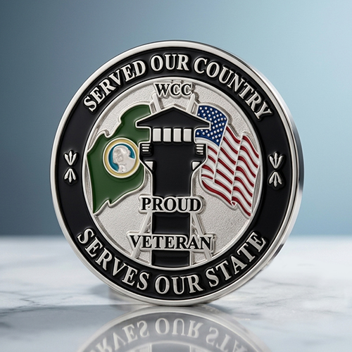 Military Honor Designs Featuring Veteran Pins
