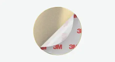 3M Self-Adhesive on the Back of Custom Pins
