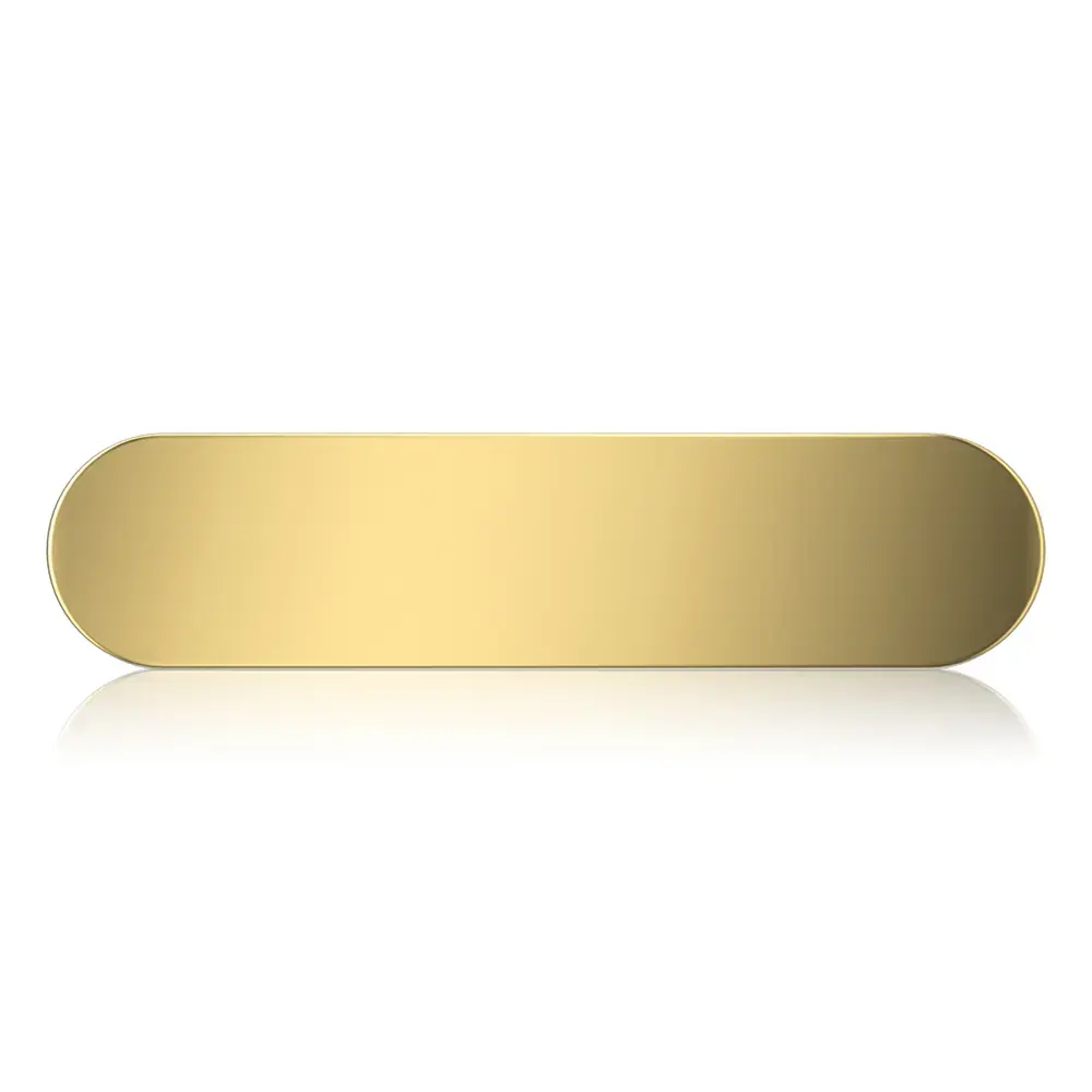 Bar shaped custom pin