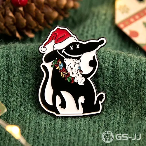 Custom Santa Rat Holiday Enamel Pins Custom Santa Rat Holiday Enamel Pins