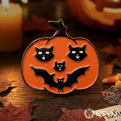 Halloween Pumpkin Custom Lapel Pins Halloween Pumpkin Custom Lapel Pins