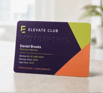 Plastic Membership Cards