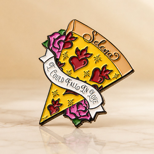 Vintage Pizza Enamel Pins