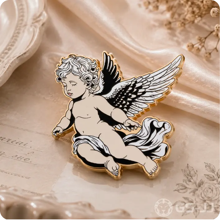 Vintage Renaissance Angel Enamel Pins Vintage Renaissance Angel Enamel Pins