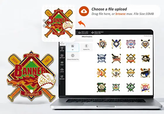 online custom trading pin design