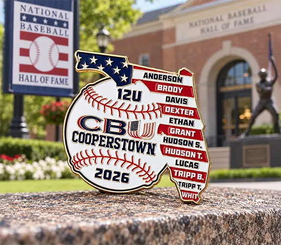 Cooperstown Trading Pins