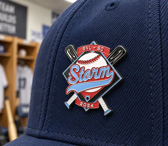 GVL-SC Storm Custom Baseball Trading Pin (2024 Edition)