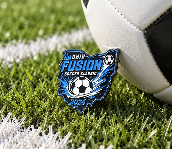 Ohio Fusion Soccer Classic Custom Trading Pin