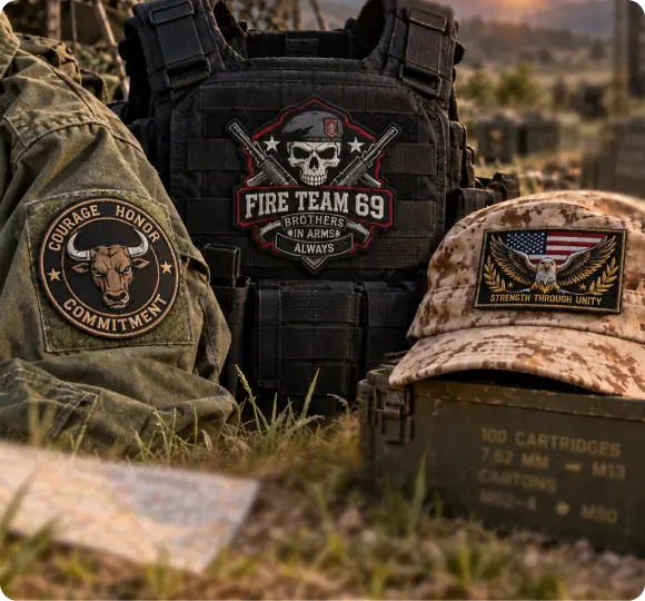 Easy to Wear Custom Made Military Patches