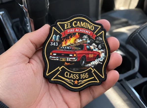 Custom Fire Department Printed Patches Custom Fire Department Printed Patches