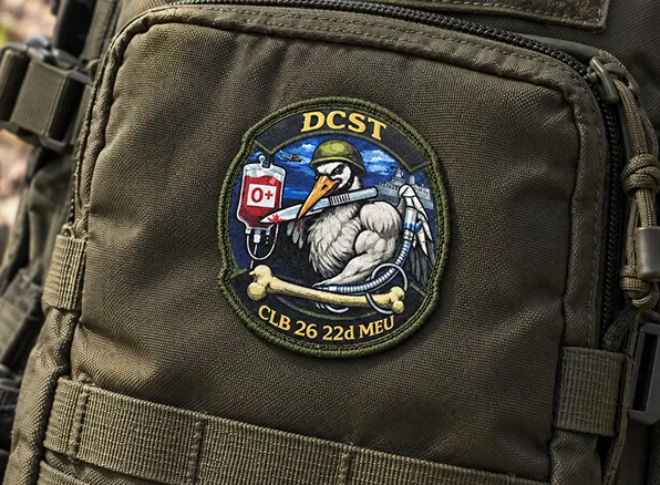 Custom printed military patches with medical and tactical design Custom printed military patches with medical and tactical design