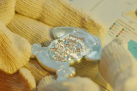 Enamel pin model making