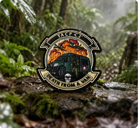 PVC military patches