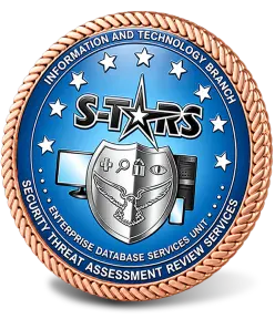 s-stars information technology security custom challenge coin