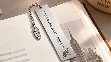 Engraved Metal Bookmarks Engraved Metal Bookmarks