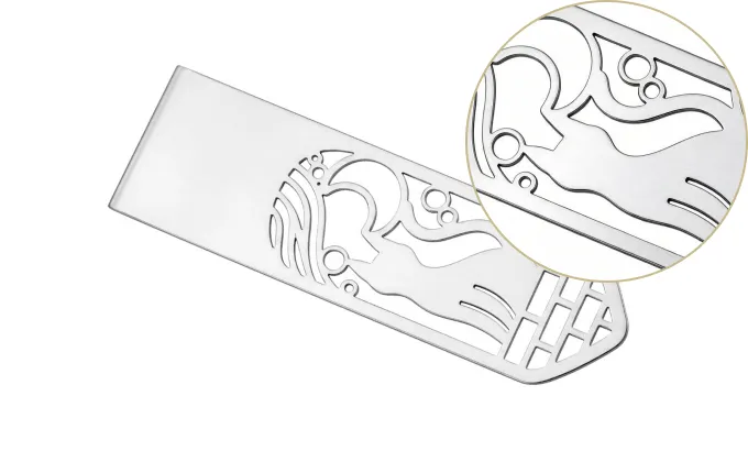 Laser-Cut Steel Bookmarks Laser-Cut Steel Bookmarks