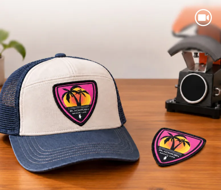 How to Iron Printed Patches with A Heat Press