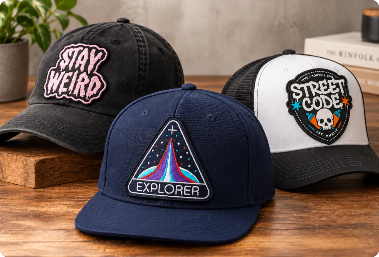 cool hat patches