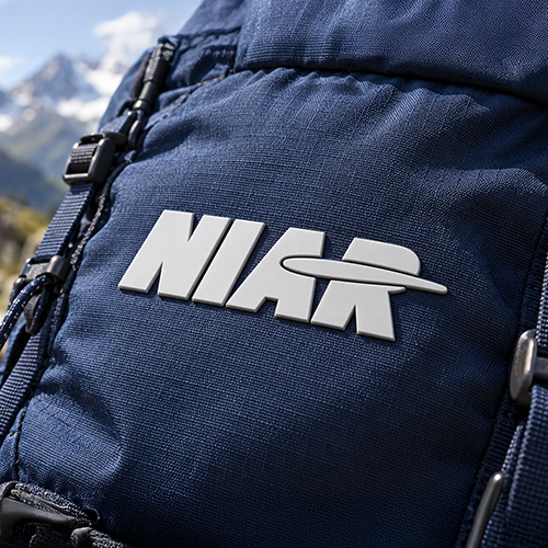 3D Silicone Logo Patches for Outdoor Backpack